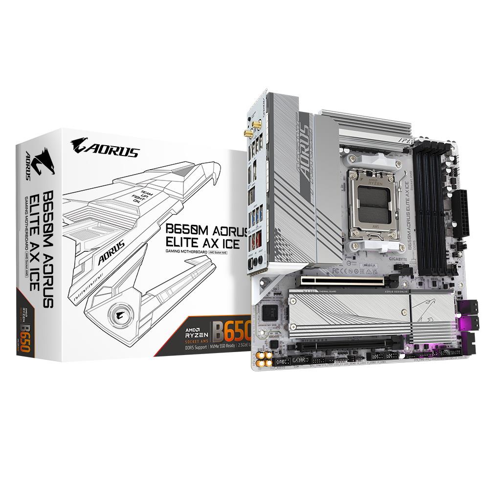 GIGABYTE B650M AORUS ELITE AX ICE M-ATX