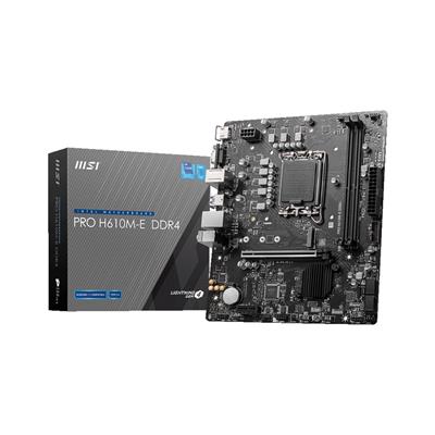 MSI PRO H610M-E DDR4 M-ATX