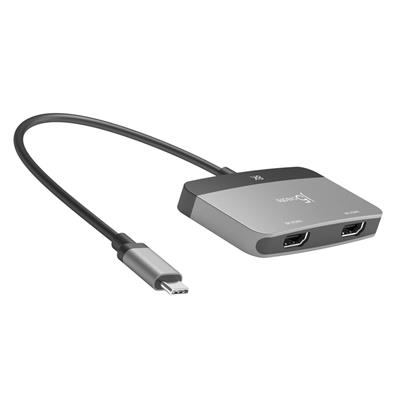 J5CREATE 8K USB-C to Dual HDMI Adapter